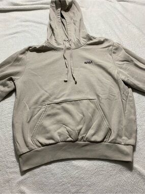 H&M NASA Hoodie in Light Beige